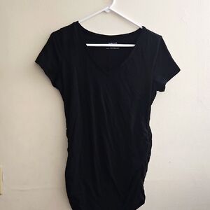 Motherhood Maternity‎ Black V-Neck Women's Top